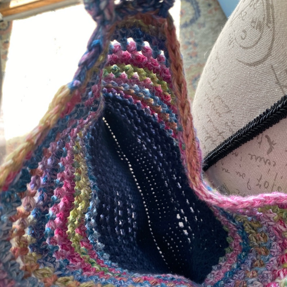 One day only sale!!
Handmade crochet boho tote satchel bag - Picture 5 of 5